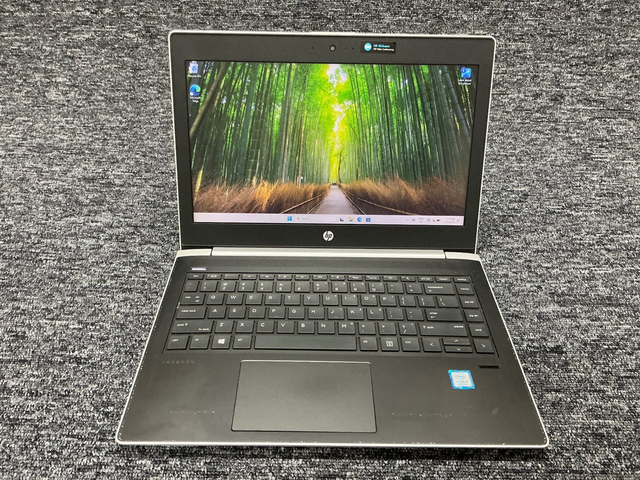HP ProBook 430 G5 - Intel Core i5-8250U CPU, 8 GB RAM, 256GB NVMe SSD with Adapter