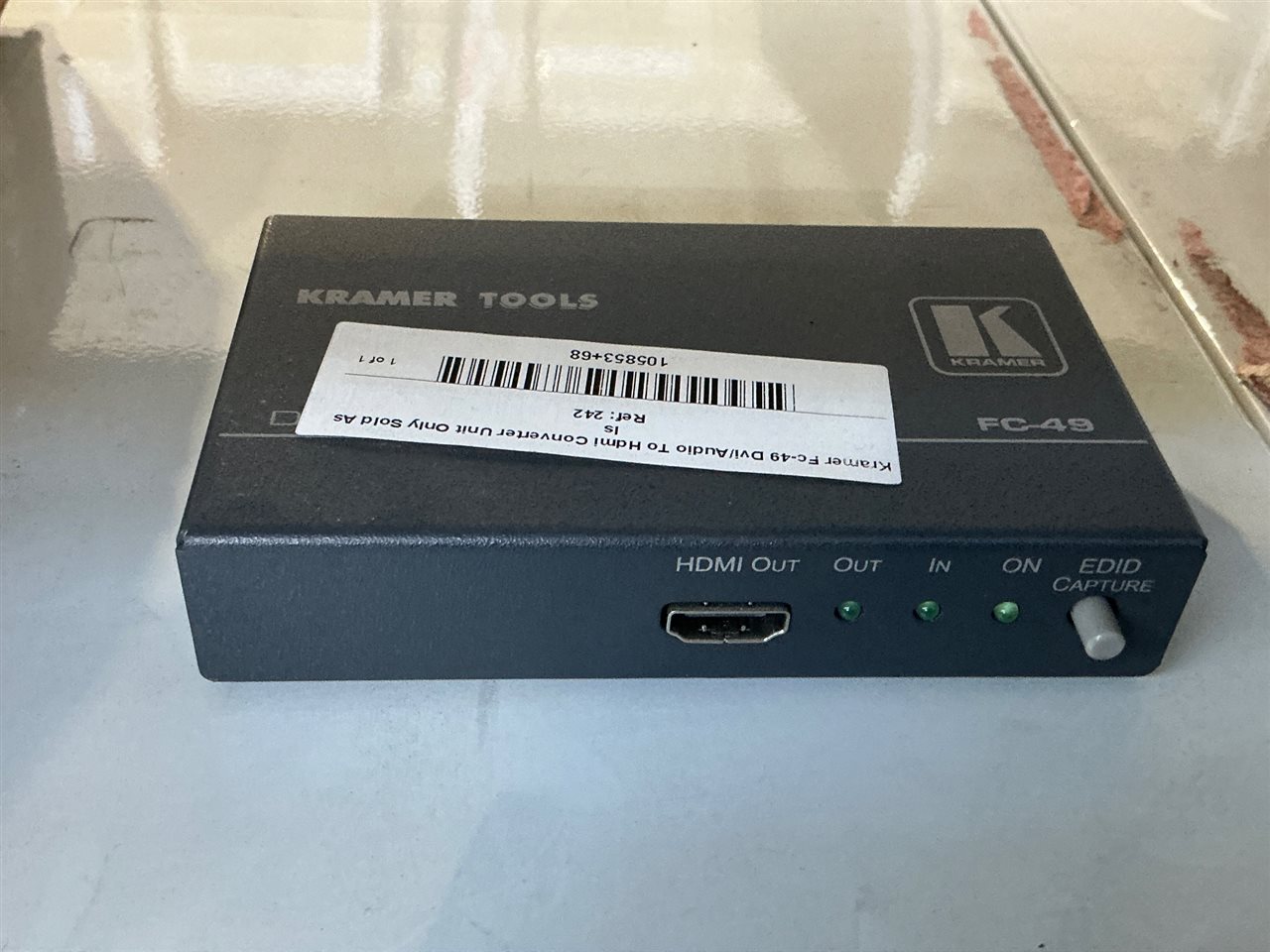 Kramer Fc-49 Dvi/Audio To Hdmi Converter Unit Only Sold As Is