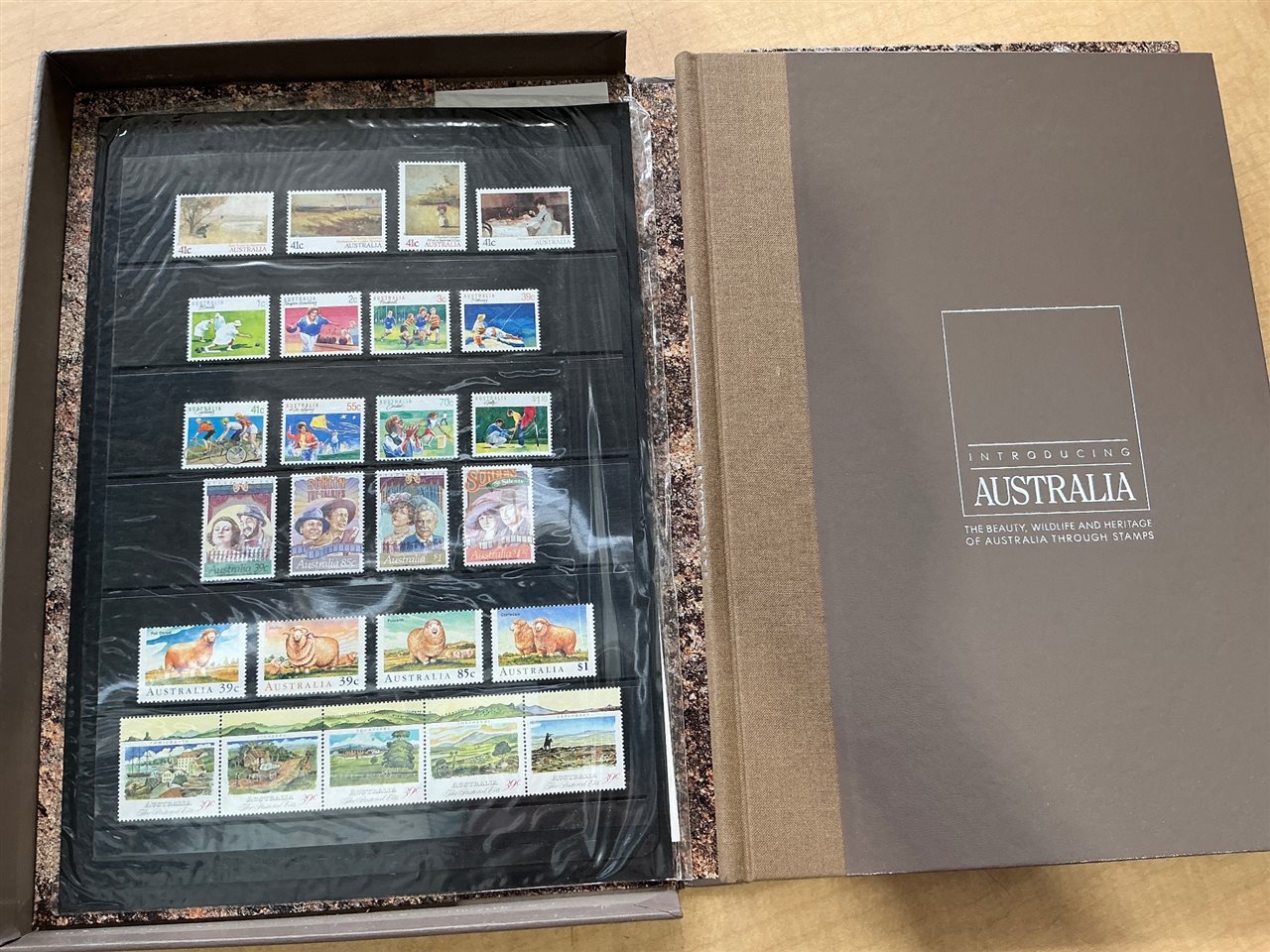 Introducing Australia Stamp Presentation Pack, Approx. 25 Stamps