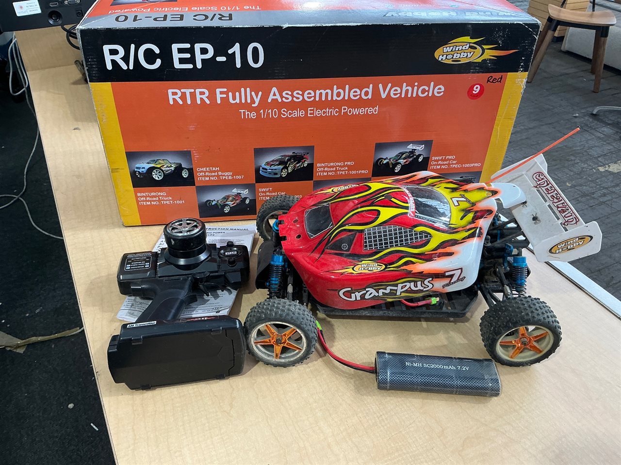 Wind Hobby R/C EP-10 1/10 Scale -  Electric RTR Buggy with Transmitter