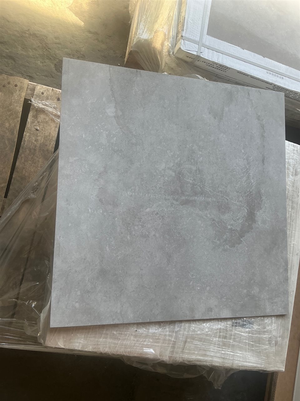 Grey Floor Wall Tiles - 600 x 600 mm x 9.4 mm Thick  -Quantity of  10 Boxes -4 Pcs  Per Box