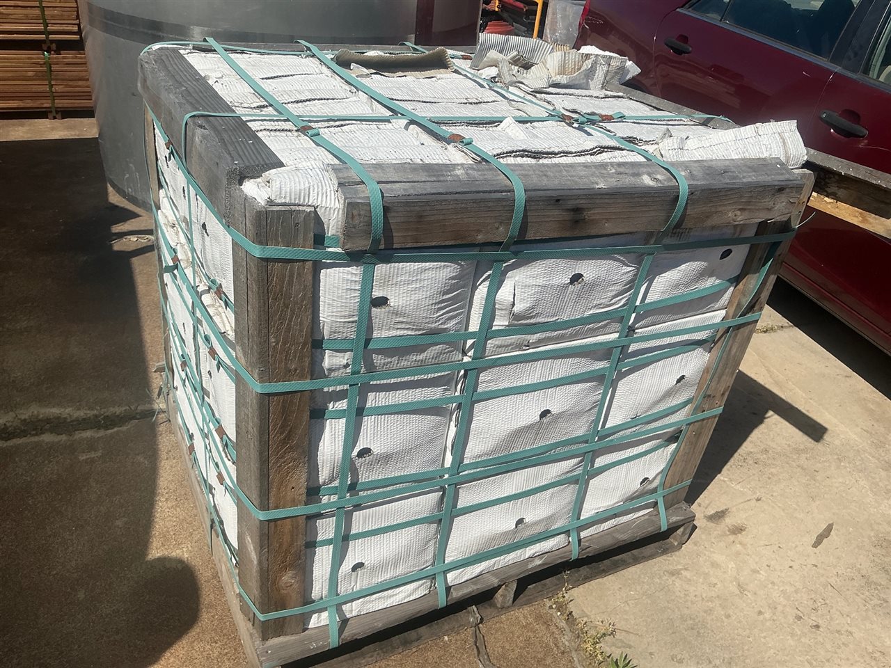 Grey Floor Wall Tiles -Triangle Shape - 300 mm x 16 mm Thick - Quantity of 60 Boxes -11 Pcs Per Box