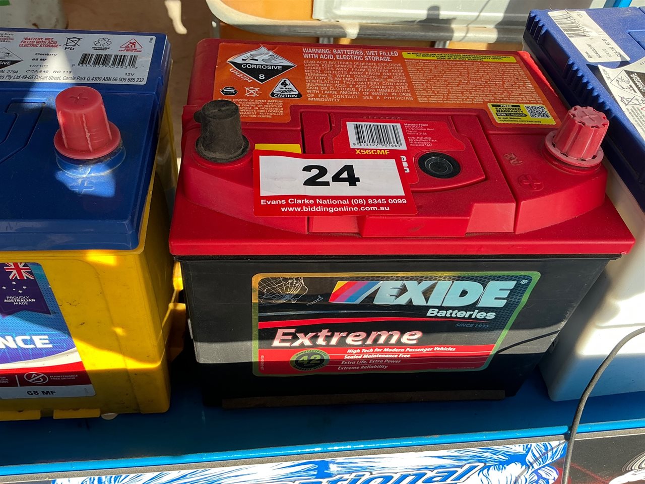 Exide  12 Volt Battery (Collect From Greenfields )