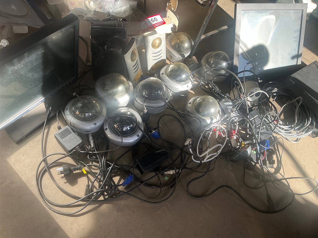 Security Camera System with Door Bell Voice - Monitors Etyc. (Collect From Greenfields )