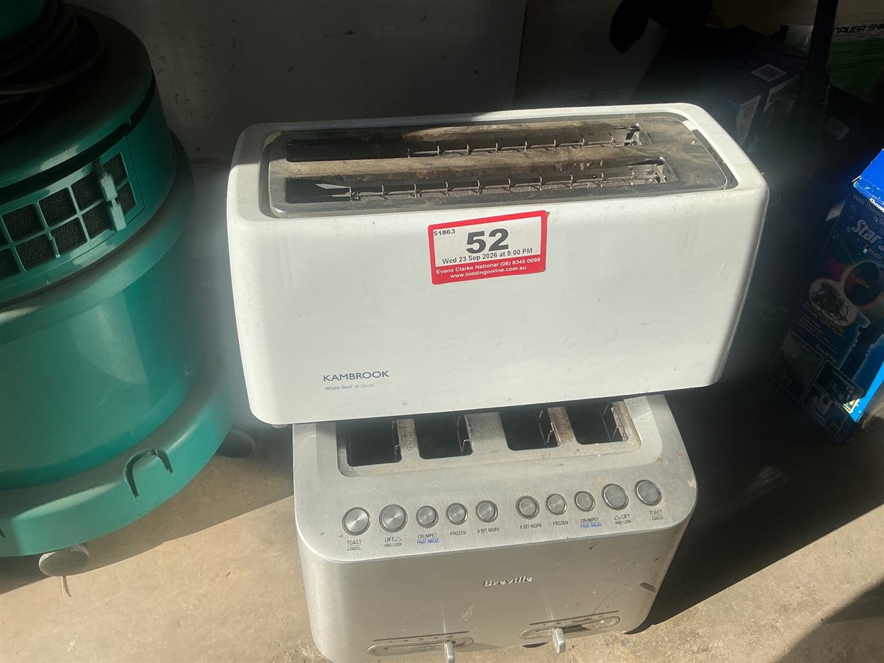 Quantity of 2 Toasters (Collect From Greenfields )