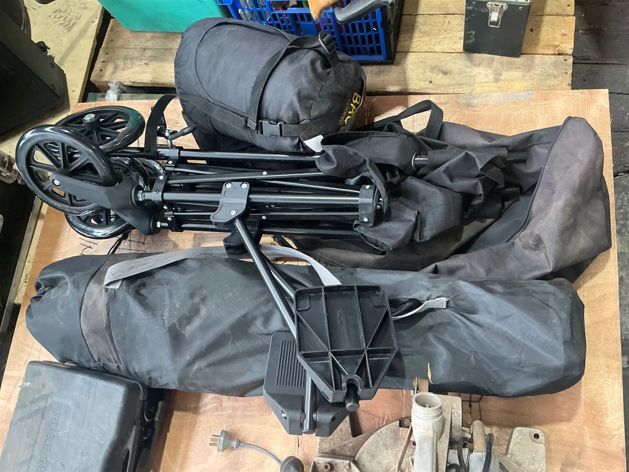Quantity of 2 Camp Chairs , Portable Cooker & Sleeping Bag
