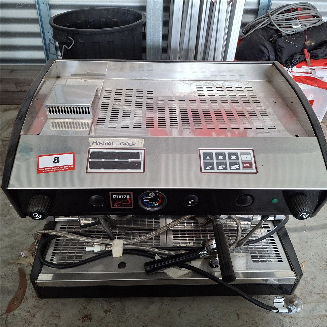 Piazza Expresso 2 Group Coffee Machine - 20 Amp - Sold As Is  ( Collect From Victor Harbor )