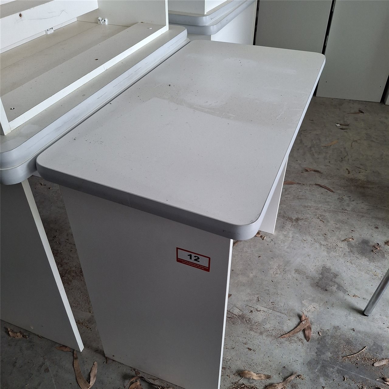 White Melamine Training Tables - Quantity.of 1  ( Collect From Victor Harbor )