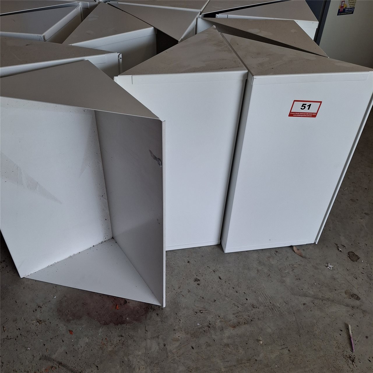 Quantity.of19 Steel Shelves / Suit Workstations Partitions  -( Collect From Victor Harbor )