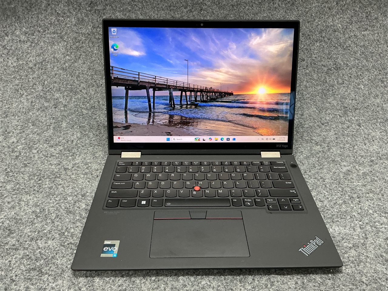 LENOVO 21AW0026AU ThinkPad X13 Yoga Gen 3 - Intel Core i5-1235U, 16 GB RAM, 512GB NVMe SSD with Adapter