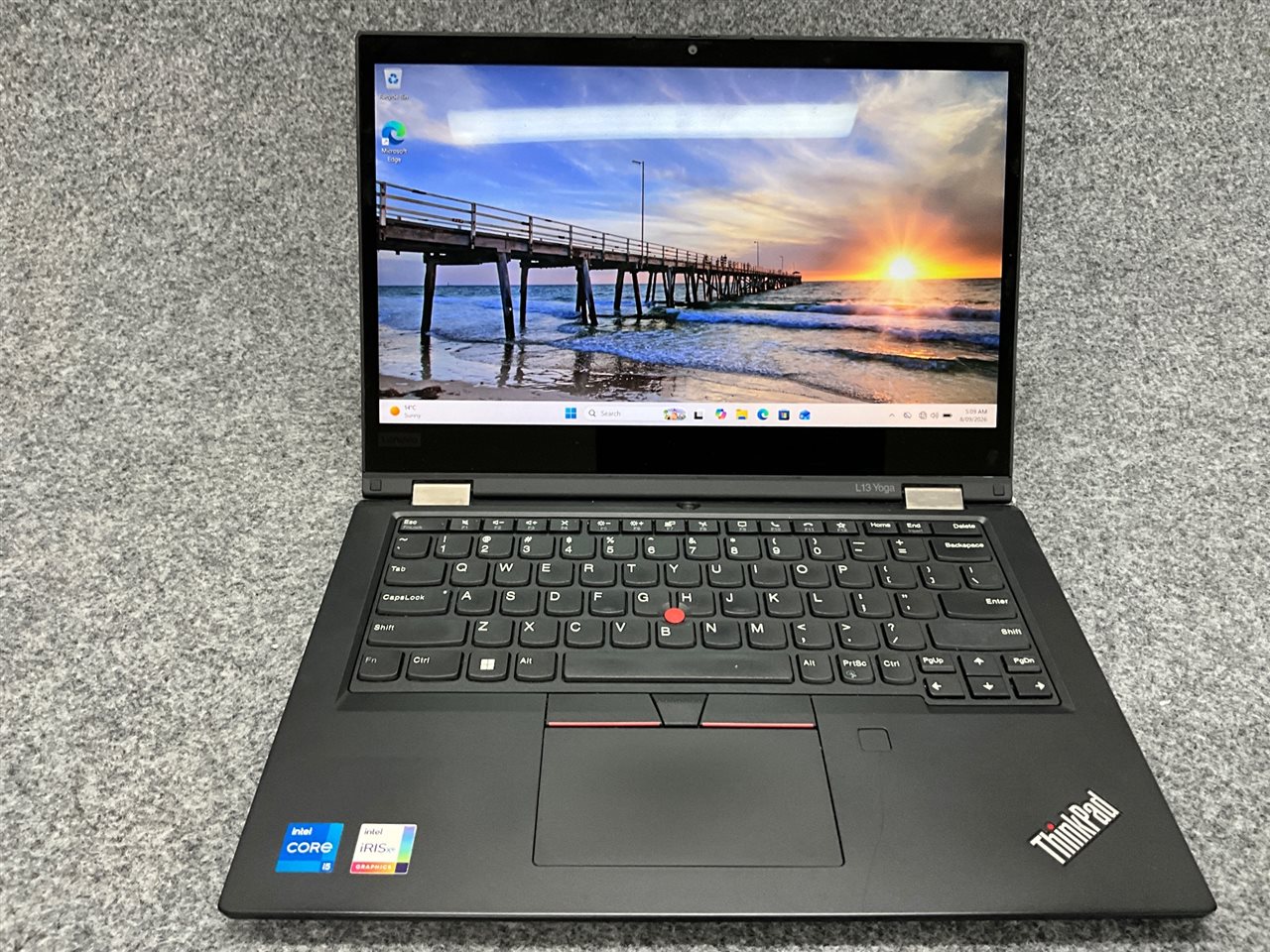 Lenovo 20VKCTO1WW ThinkPad L13 Yoga Gen 2 - Intel Core i5-1135G7, 16 GB RAM, 256GB NVMe SSD with Adapter