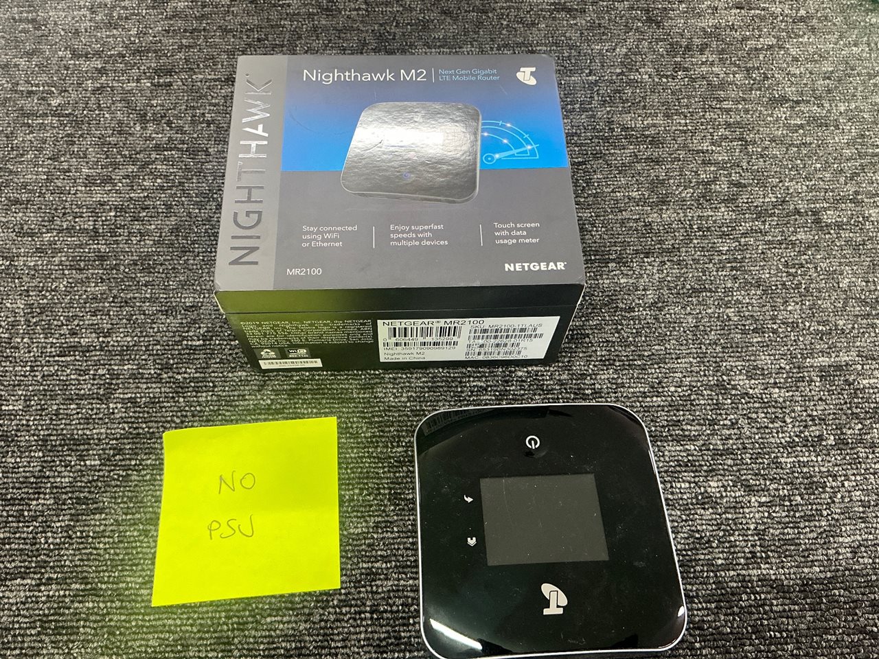 Netgear Nighthawk M2 MR2100 Gigabit LTE Mobile Router, Telstra, Boxed