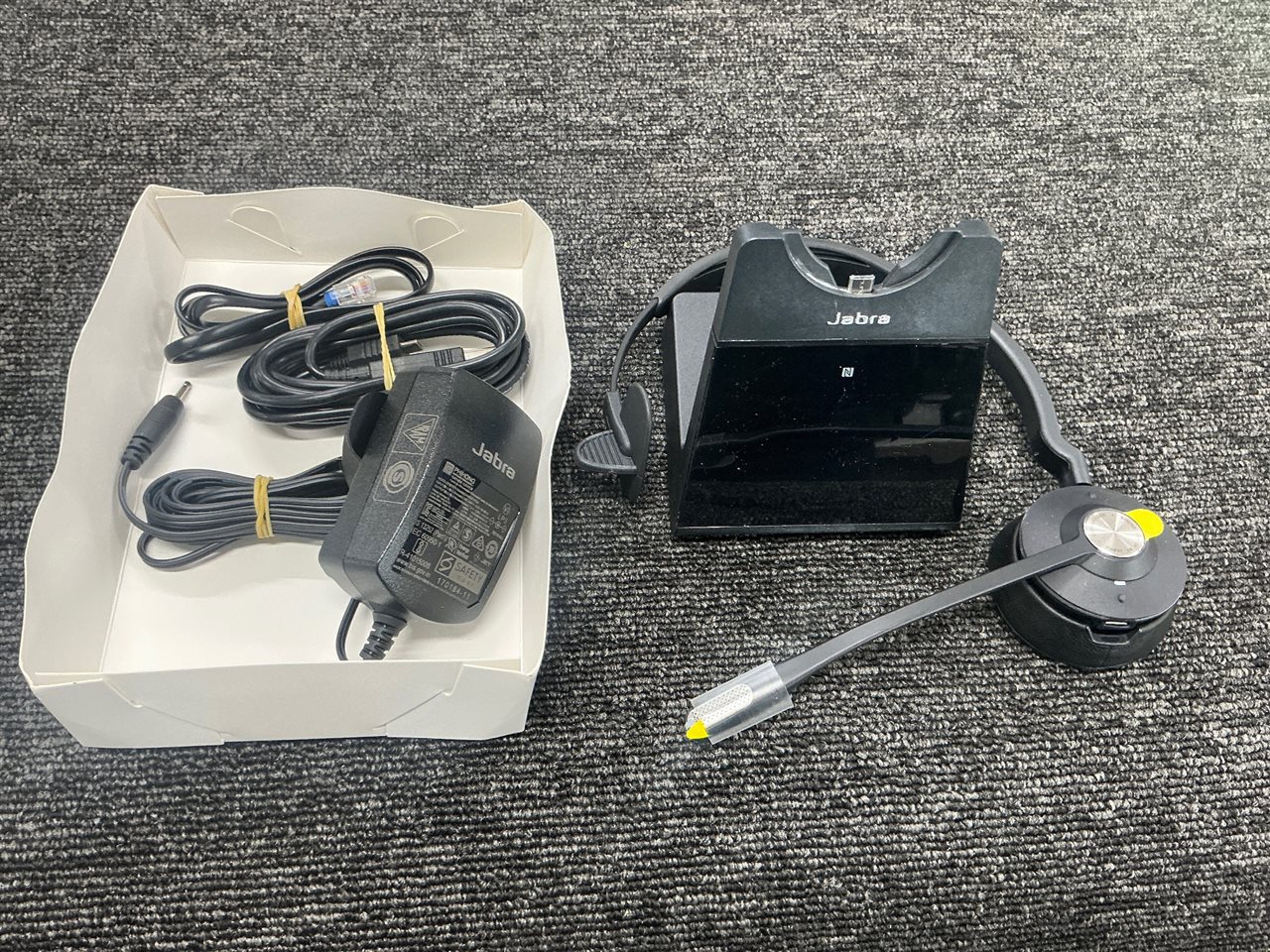 Jabra Engage 75 Wireless Mono Headset with Base and Power Adapter