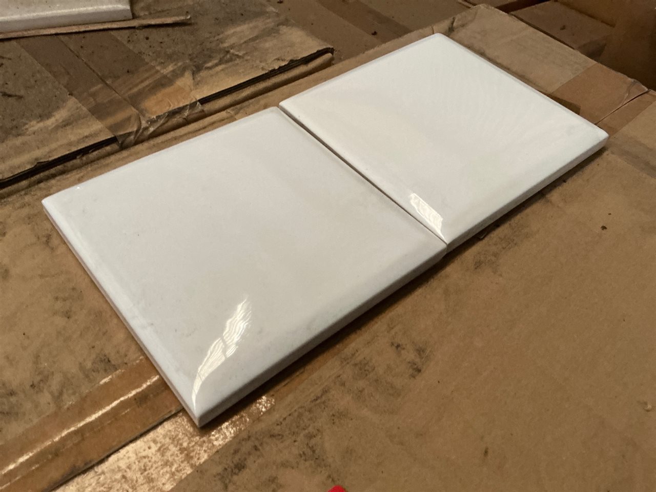 White Gloss, Bevel, Tile, 120 x 120, 62 Pcs Per Box, 30 Boxes Total, 27.28 m² Approx. IRP $1,910
