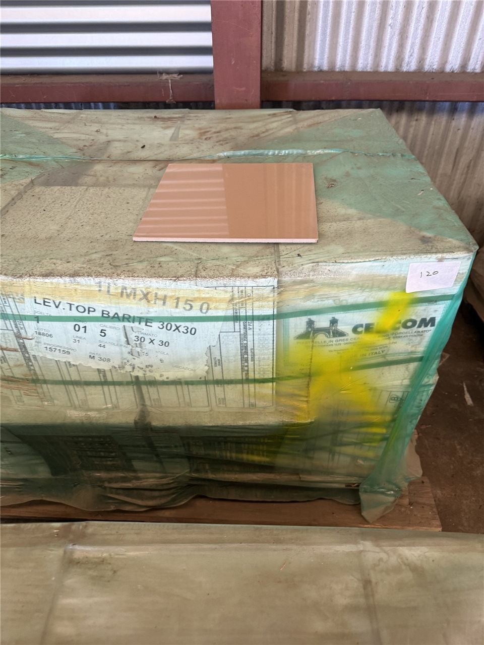 Levigato Barite Porcelain 300 x 300 44 boxes 15 pcs per box 59.4 sqm IRP $2673