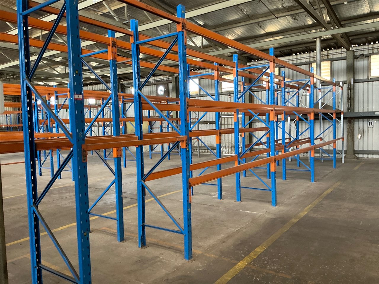 Pallet Racking, Dexion- 4 Bays -and 1 x 1/2 Bay - Overall Length 11 . 6 M Approx -  3 Metre High