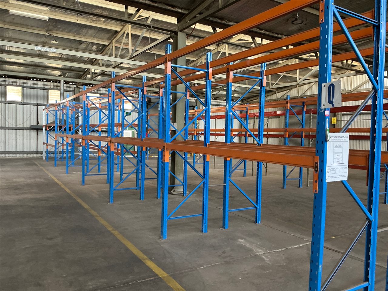 Pallet Racking, Dexion- 5 Bays and 1/2 Bay - Overall Length 18 .6 Metre Approx-X  3 Metre High -