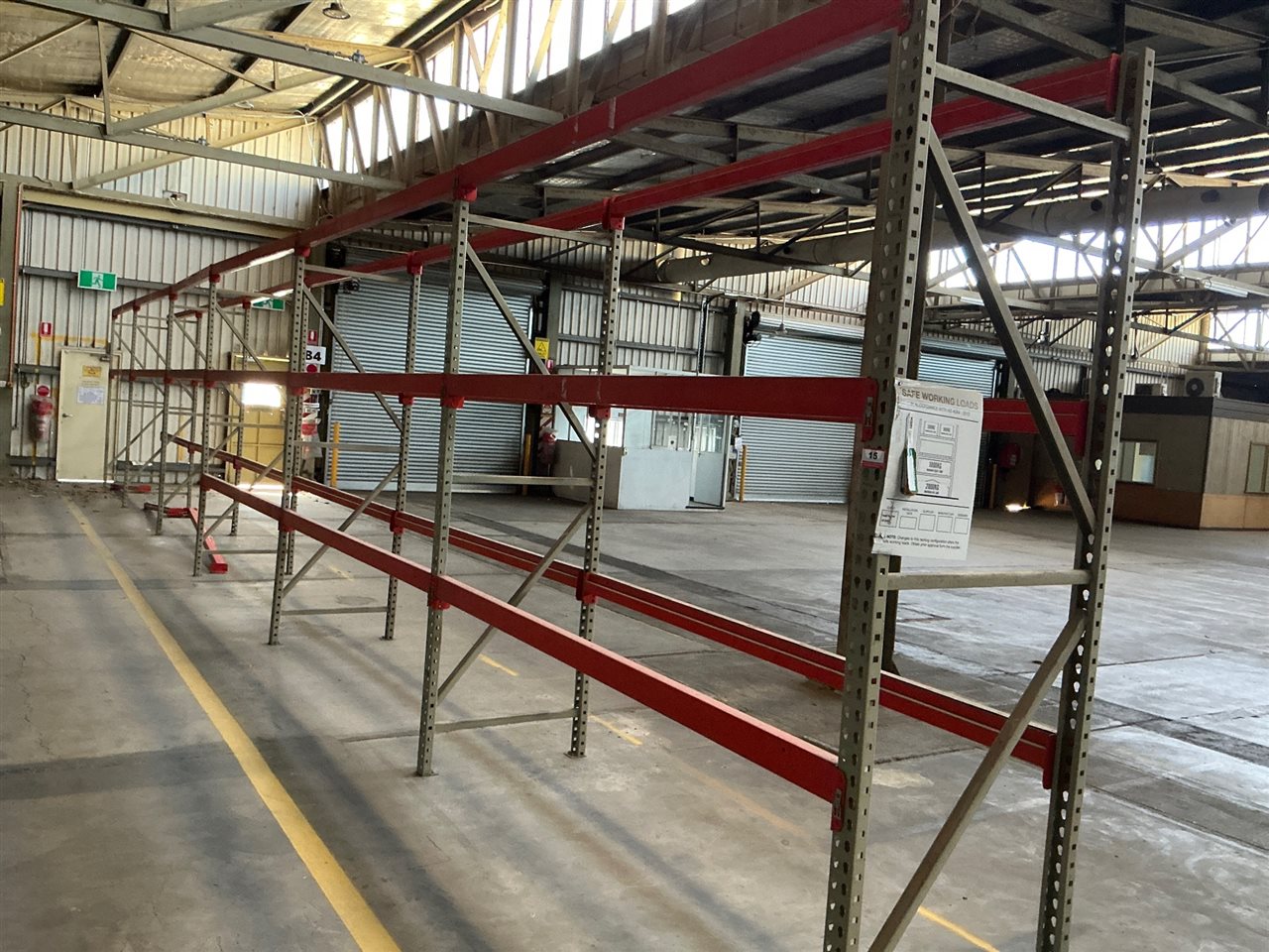 Pallet Racking, - Brownbuit 6 Bays- Overall Length 16 M Approx- 2650 mm  High -