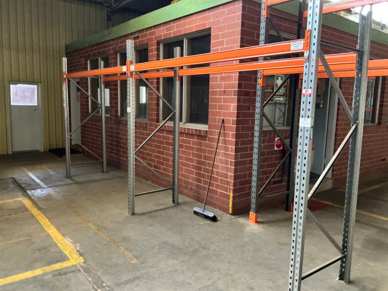 Pallet Racking, Dexion-2  Bays - Overall Length 5470 mm Approx 2400 mm H