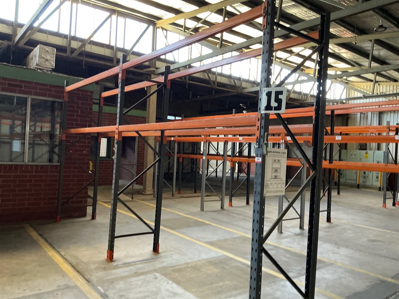 Pallet Racking, Dexion-2  Bays - Overall Length 5750 mm Approx -3 Metre H