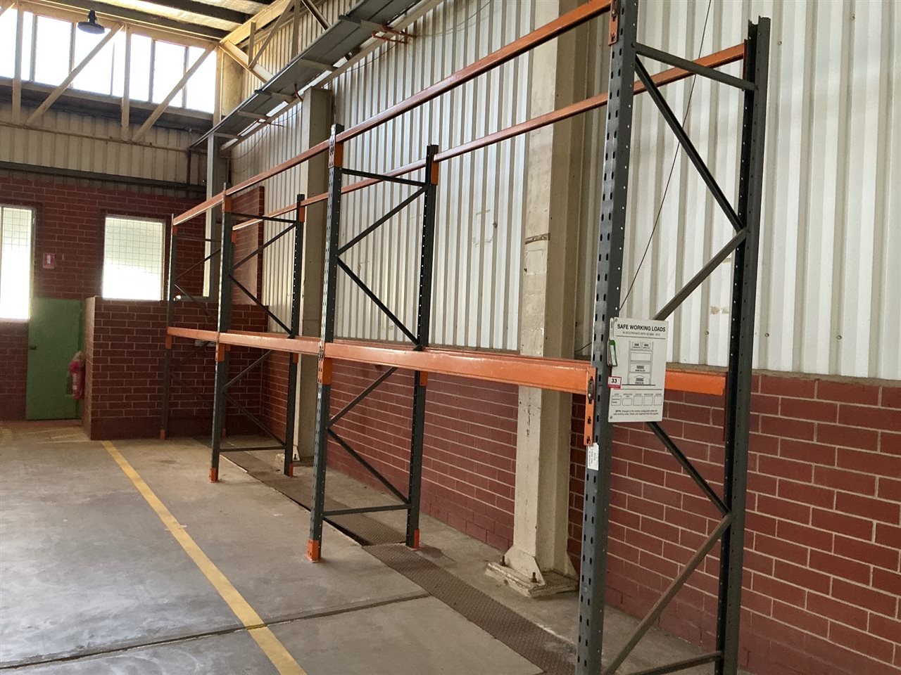 Pallet Racking, Dexion-3 Bays - Overall Length 8.2 Metre Approx -3 Metre High