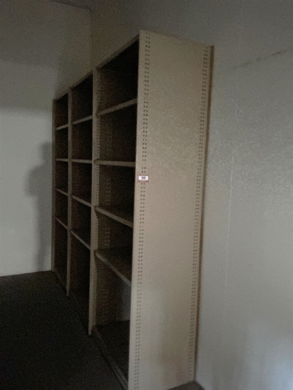 Steel 3 Bay Shelf Unit - Overall Size 2700 x 500 x 2300 mm High