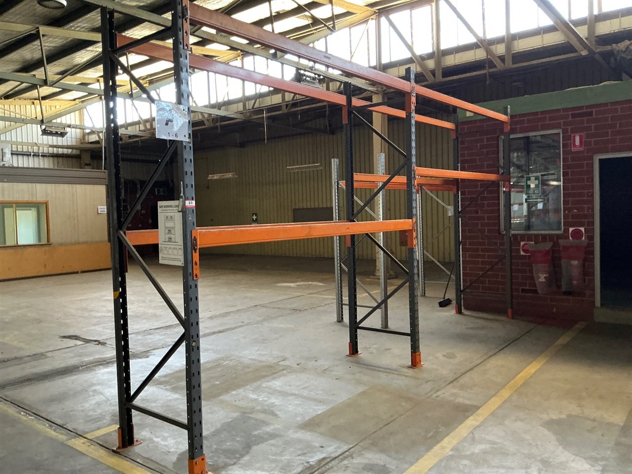 Pallet Racking, Dexion-2  Bays - Overall Length 5750 mm Approx -3 Metre H