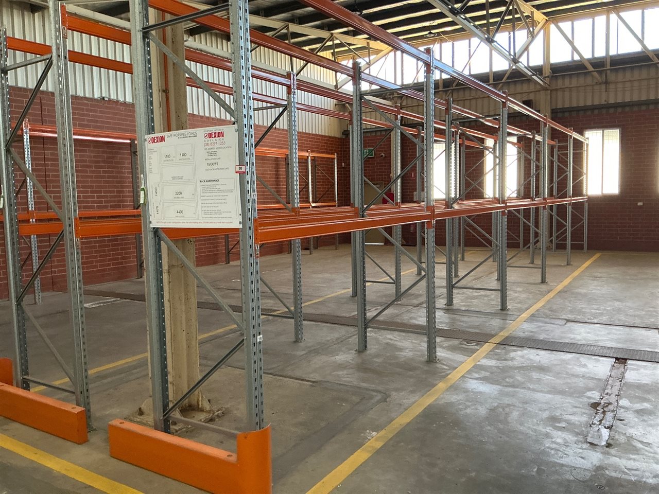Pallet Racking, Dexion-10 Bays -(2 Rows of 5 Bays ) Overall Length 13.5 mApprox Each   3 Metre High