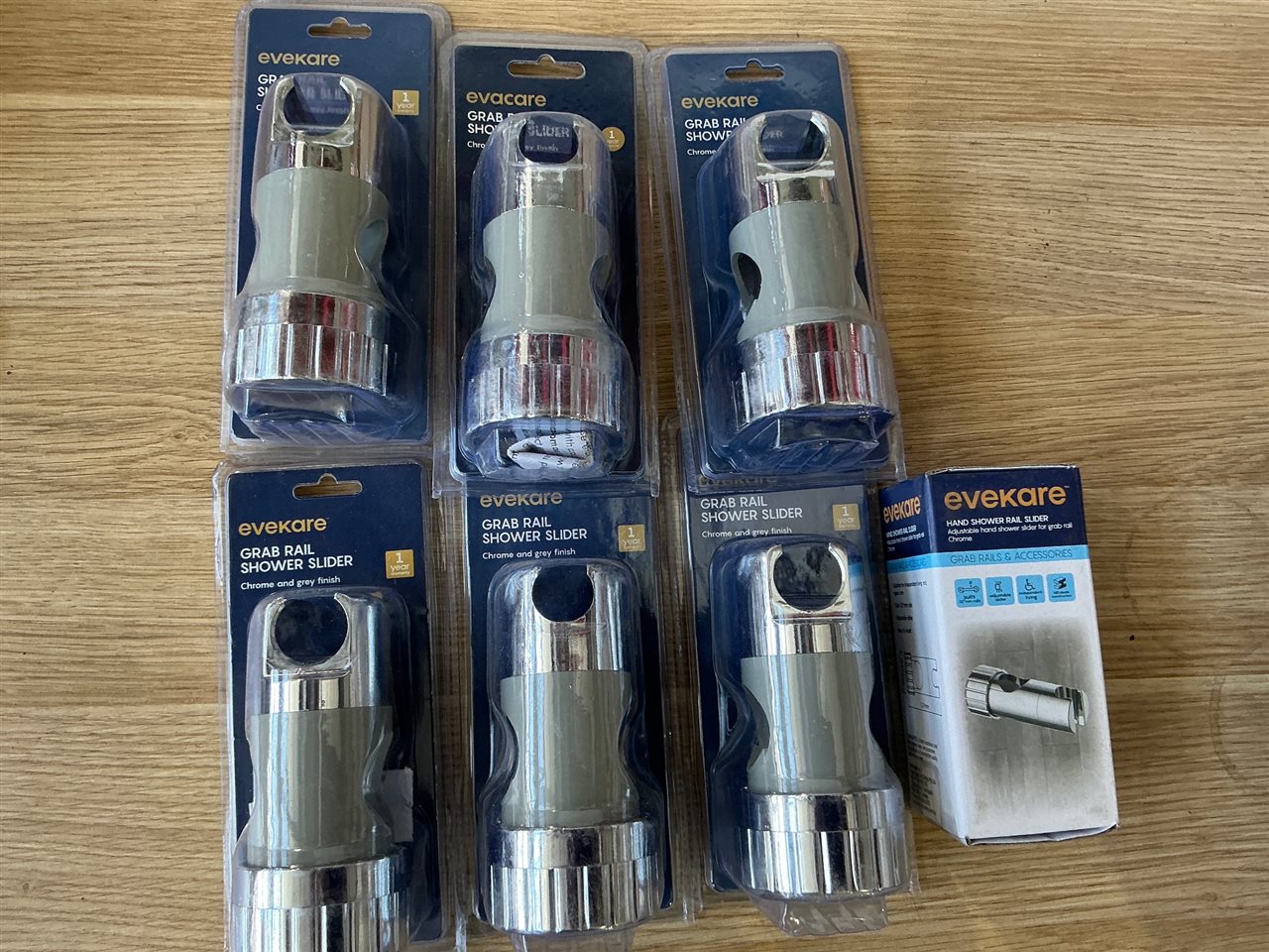 Grab Rail Shower Sliders - Quantity of 7