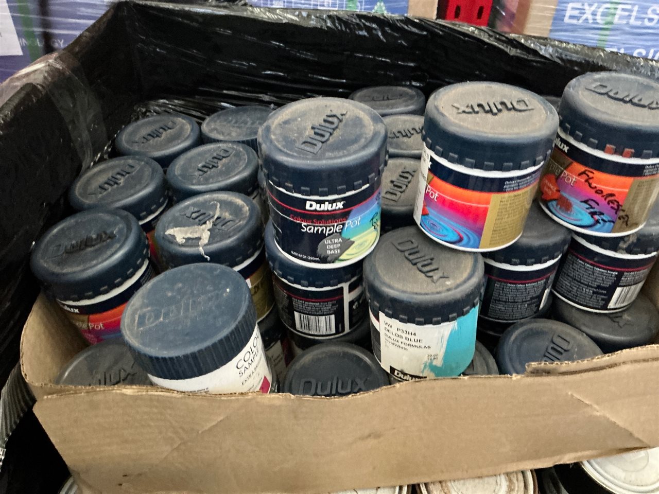 Quantity of. Mixed Sample Pots Paint