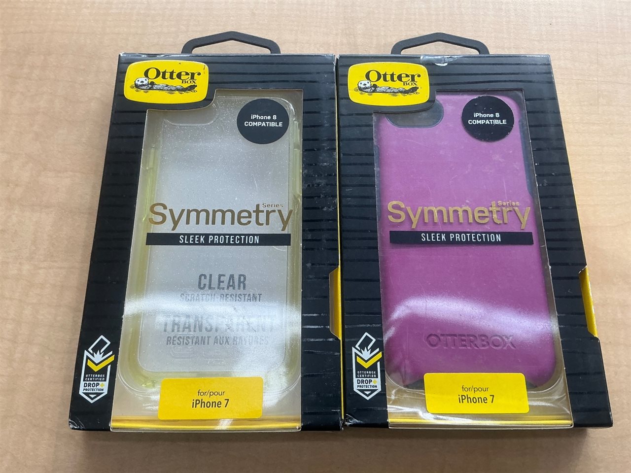 2 x OtterBox Symmetry Series Phone Cases for iPhone 7 (iPhone 8 Compatible)