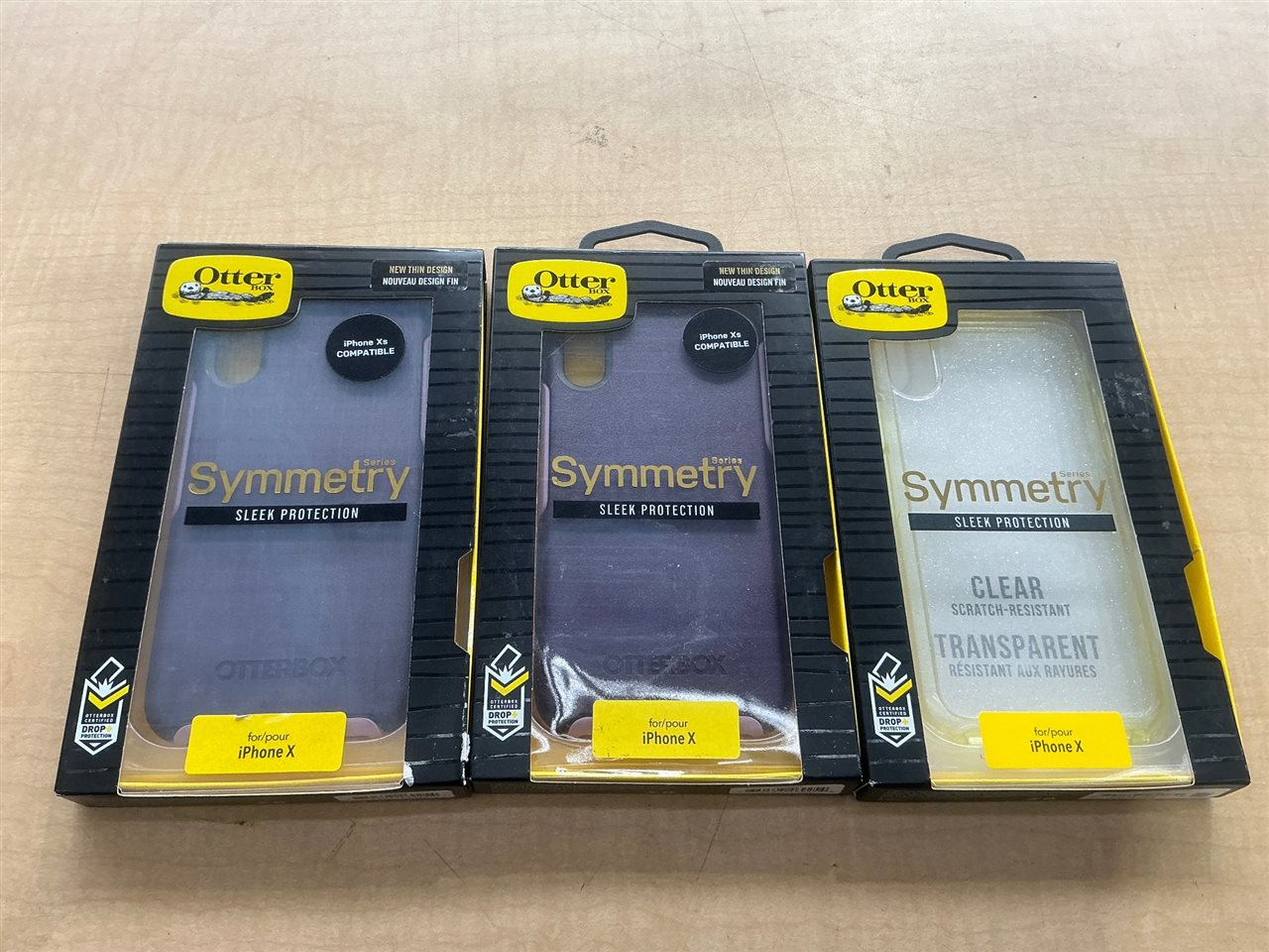 3 x OtterBox Symmetry Series Phone Cases for iPhone