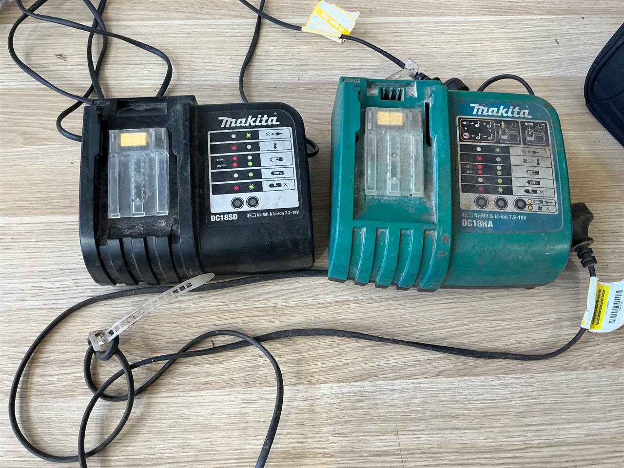 Makita Battery Chargers - Quantity of 2 - Not Tested