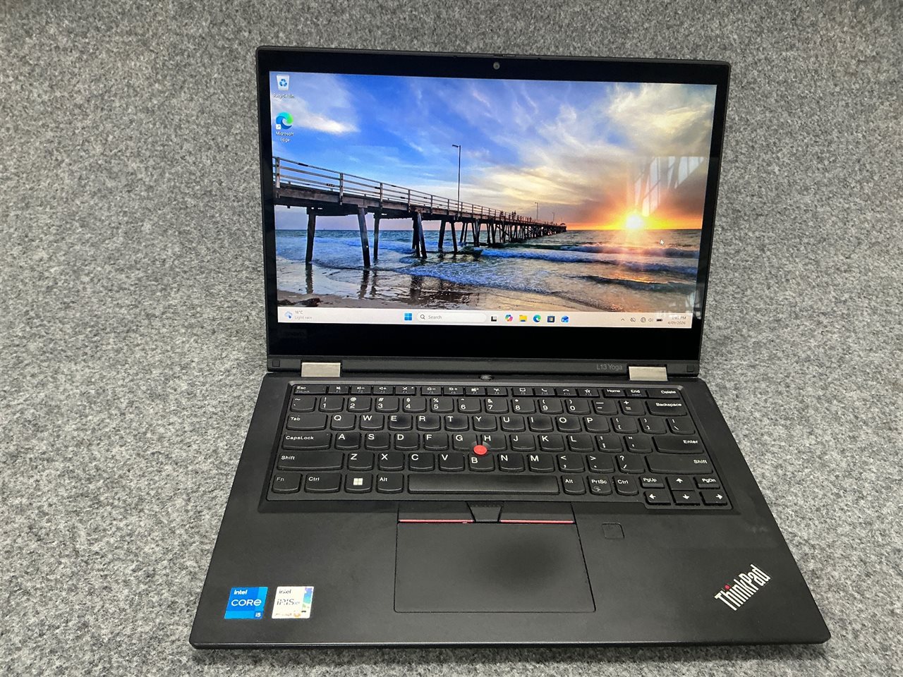 Lenovo 20VKCTO1WW ThinkPad L13 Yoga Gen 2 - Intel Core i5-1135G7, 16 GB RAM, 256GB NVMe SSD with Adapter
