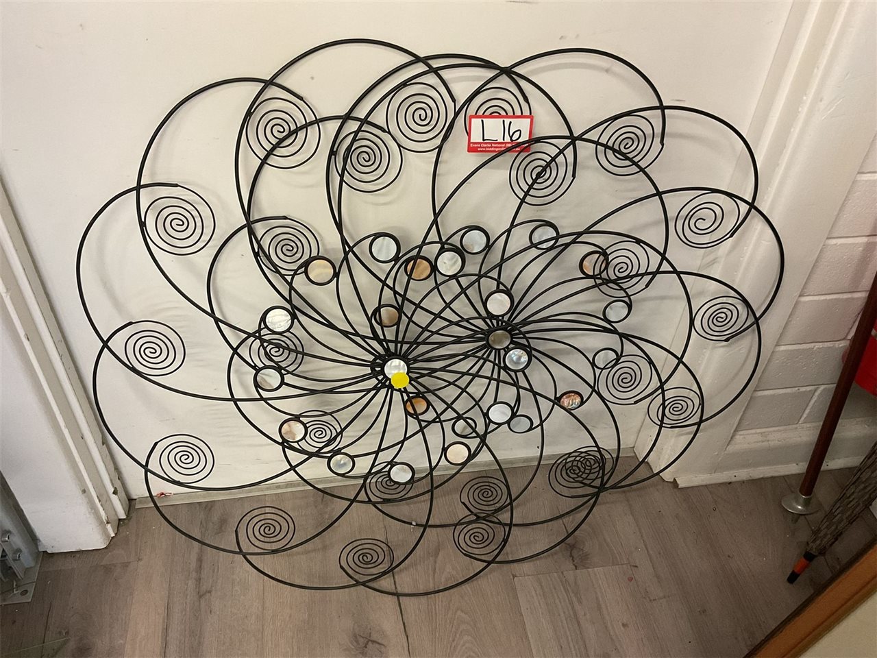 2 Wrought Iron Wall Decorations