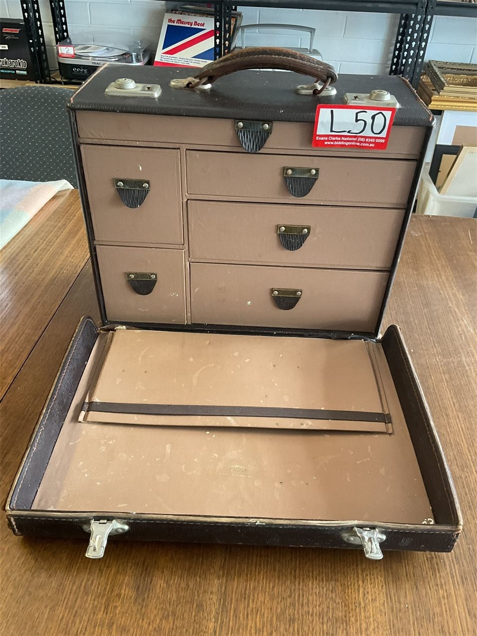 Vintage Case Full Of Sewing Gear, Scissors, Elastic, Needles, Buttons Etc