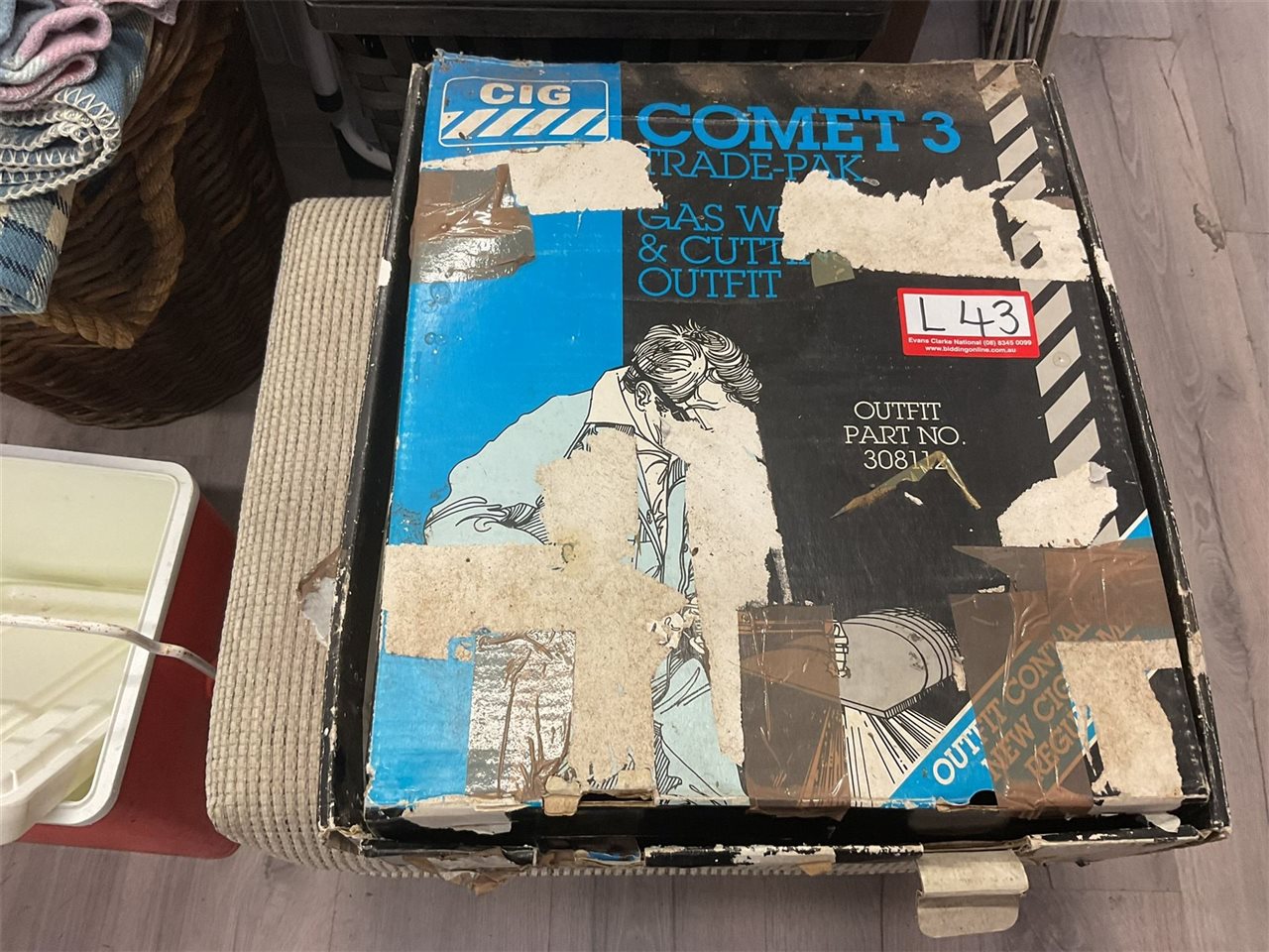CIG Gas Cutting Outfit, Untested, "Sold As Is"