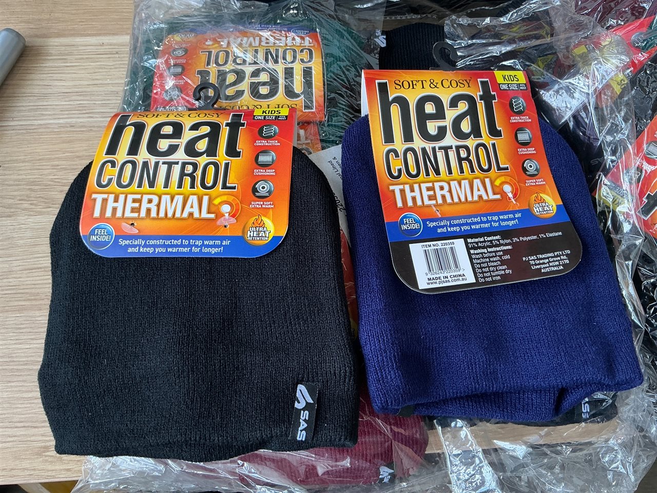Heat Control Beanies - Kids -Packet of 24