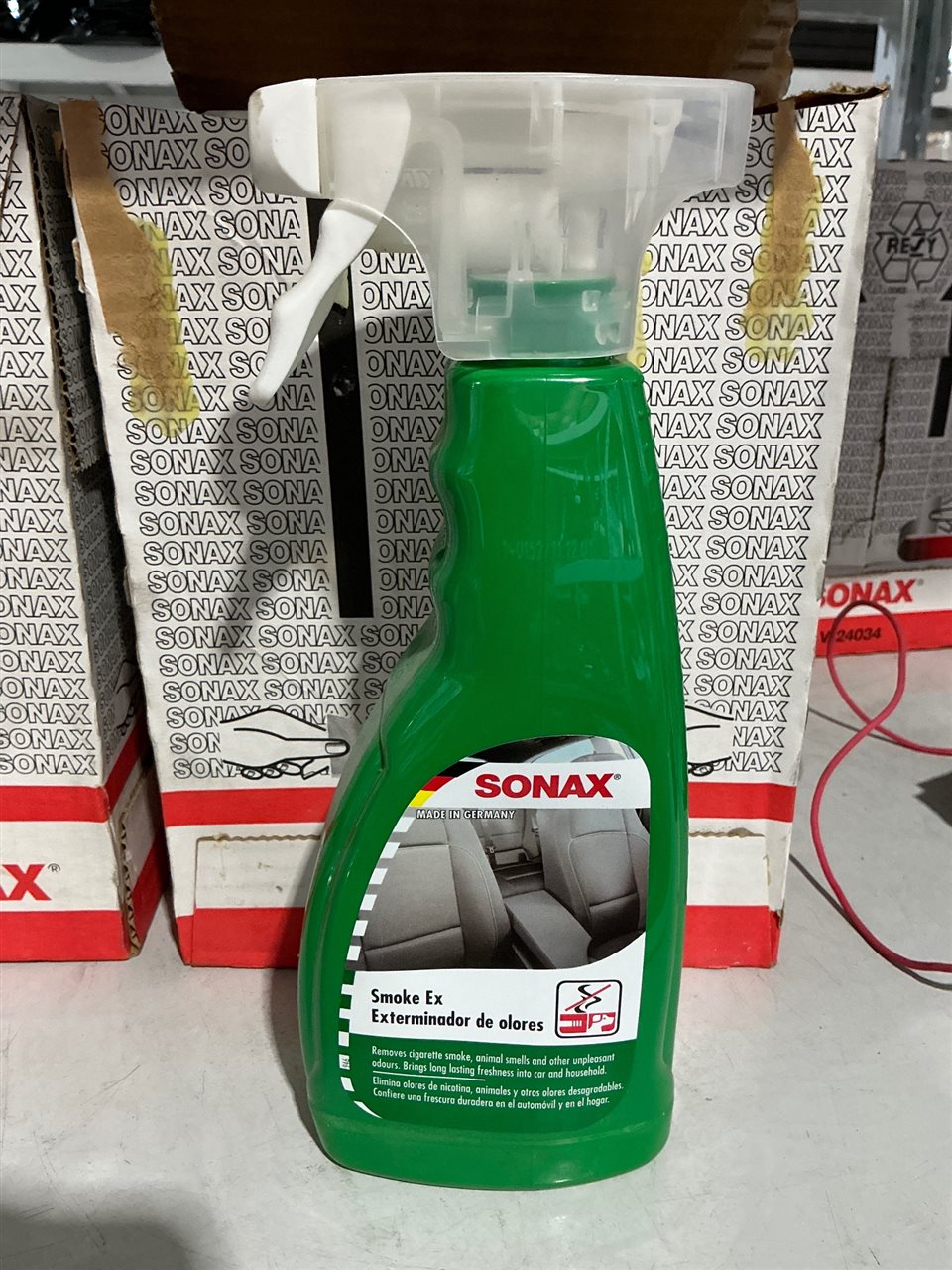 Sonax Smoke EX - Smell Elimator - Quantity of 6 Spray Cans- 250 Ml Thumbnail
