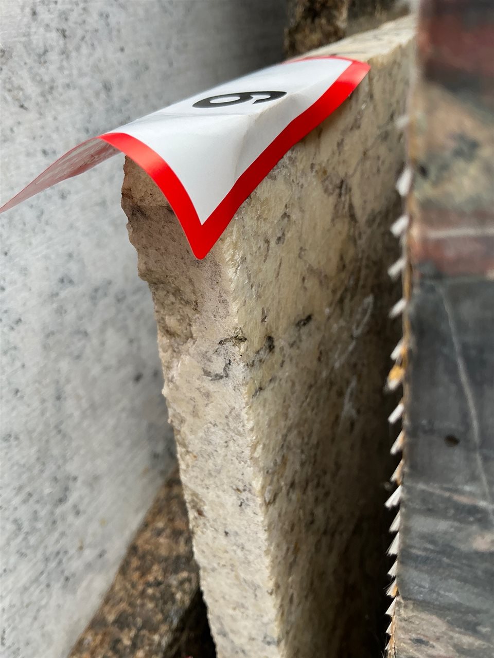 Granite Slab, Cream, 1400 x 650 x 20mm approx.