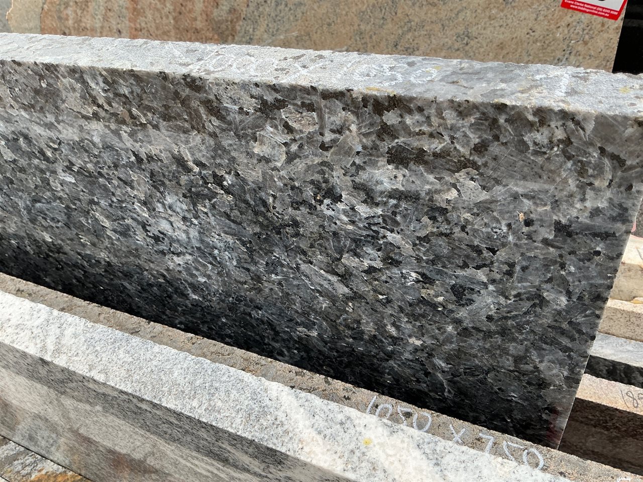 Granite Slab, Blue, 1000 x 1050 x 30mm Approx.
