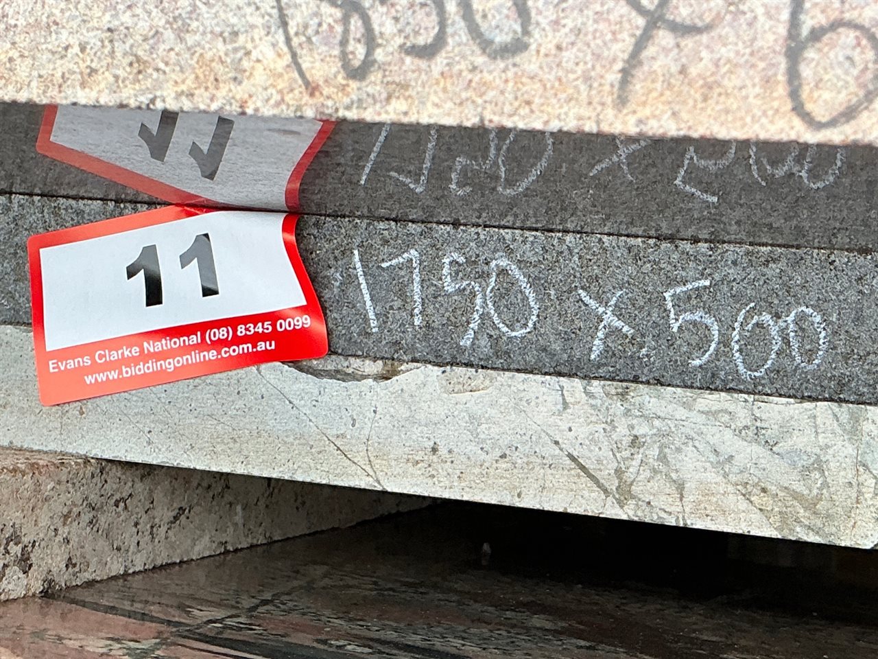 Granite Slab, Black, 1750 x 500 x 30mm approx.