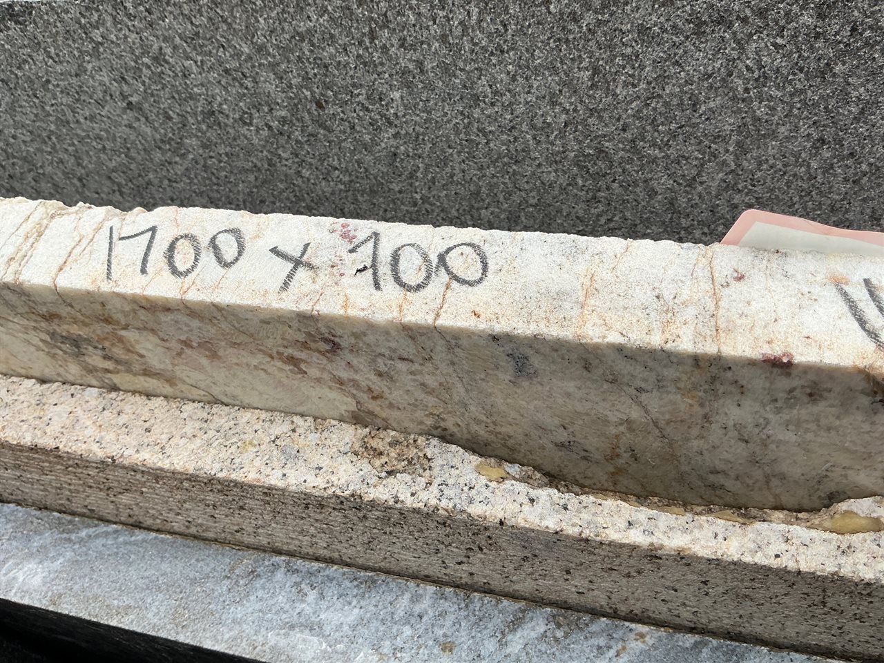 Granite Slab, Beige, 1700 x 700 x 30mm approx.