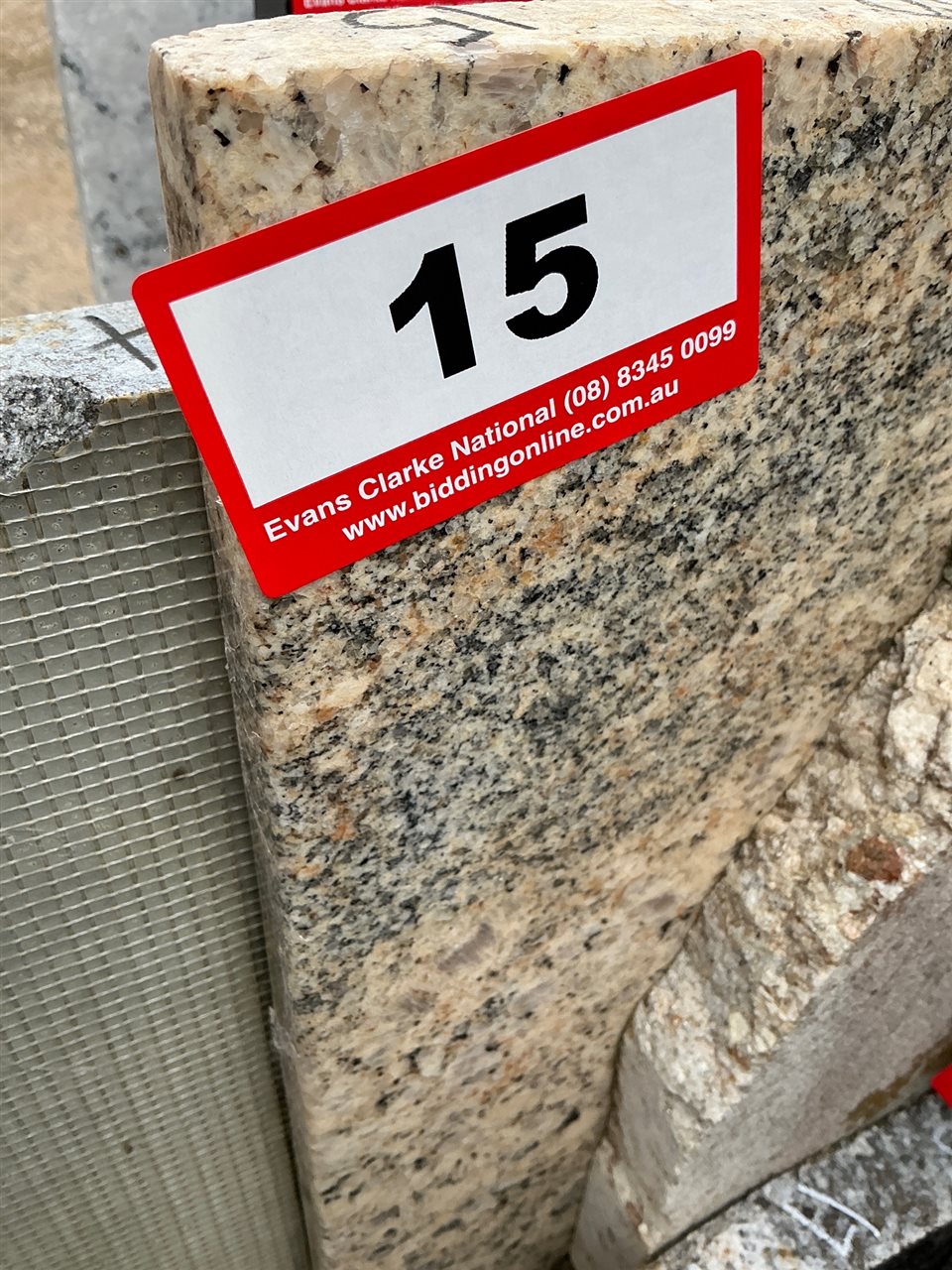 Granite Slab, Beige, 1950 x 700 x 20mm approx.