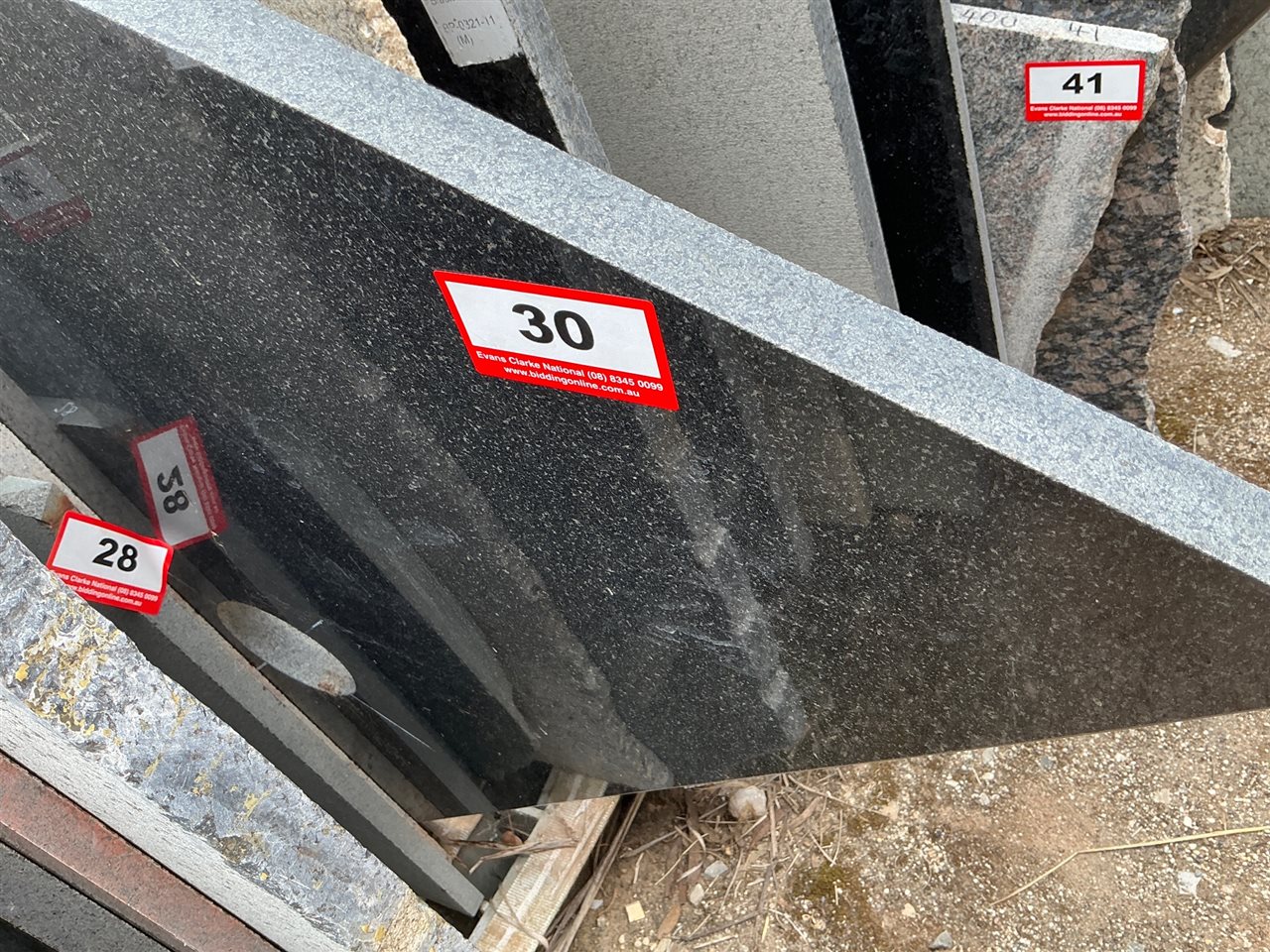 Granite Slab, Black, 1000 x 800 x 30mm approx.