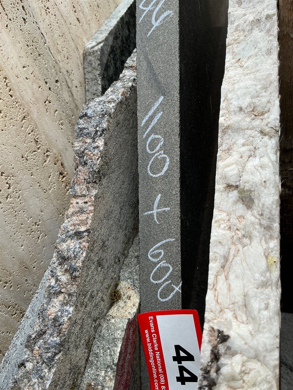 Granite Slab, Black, 1100 x 600 x 30mm approx.