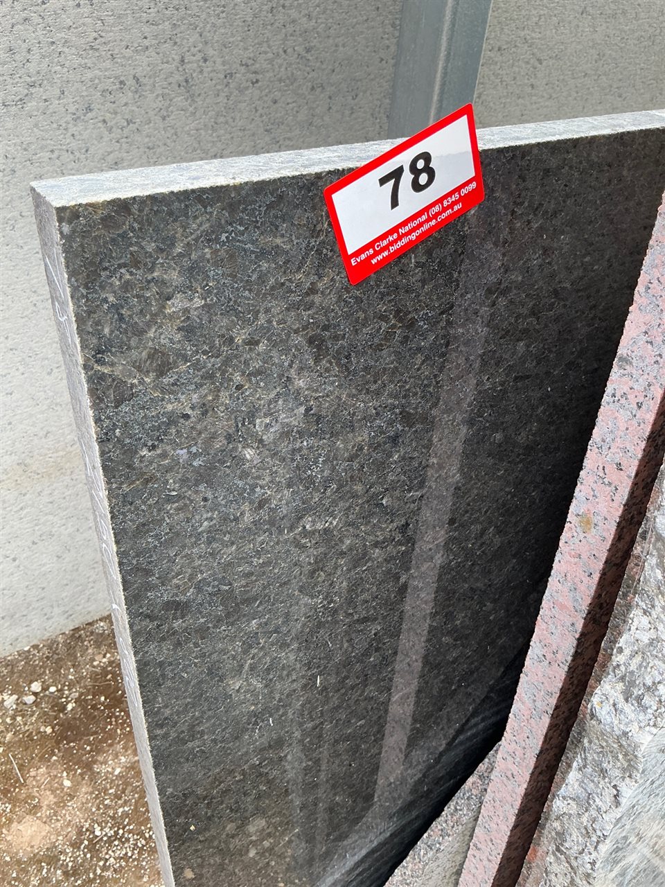 Granite Slab, Dark Green, 2150 x 800 x 30mm approx.
