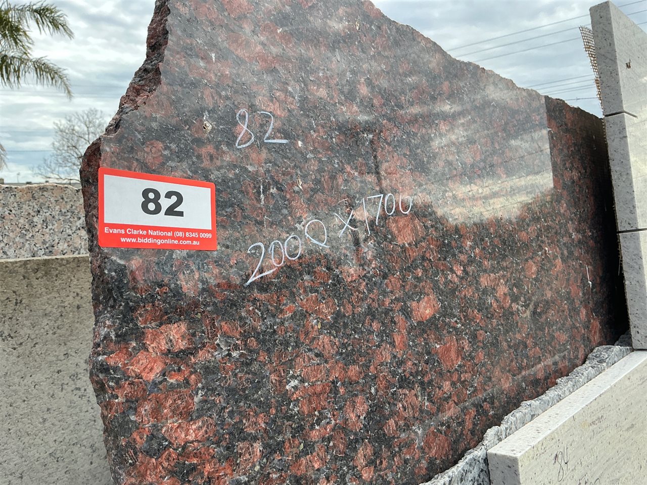 Granite Slab, Sapphire Brown, 2000 x 1700 x 20mm approx.