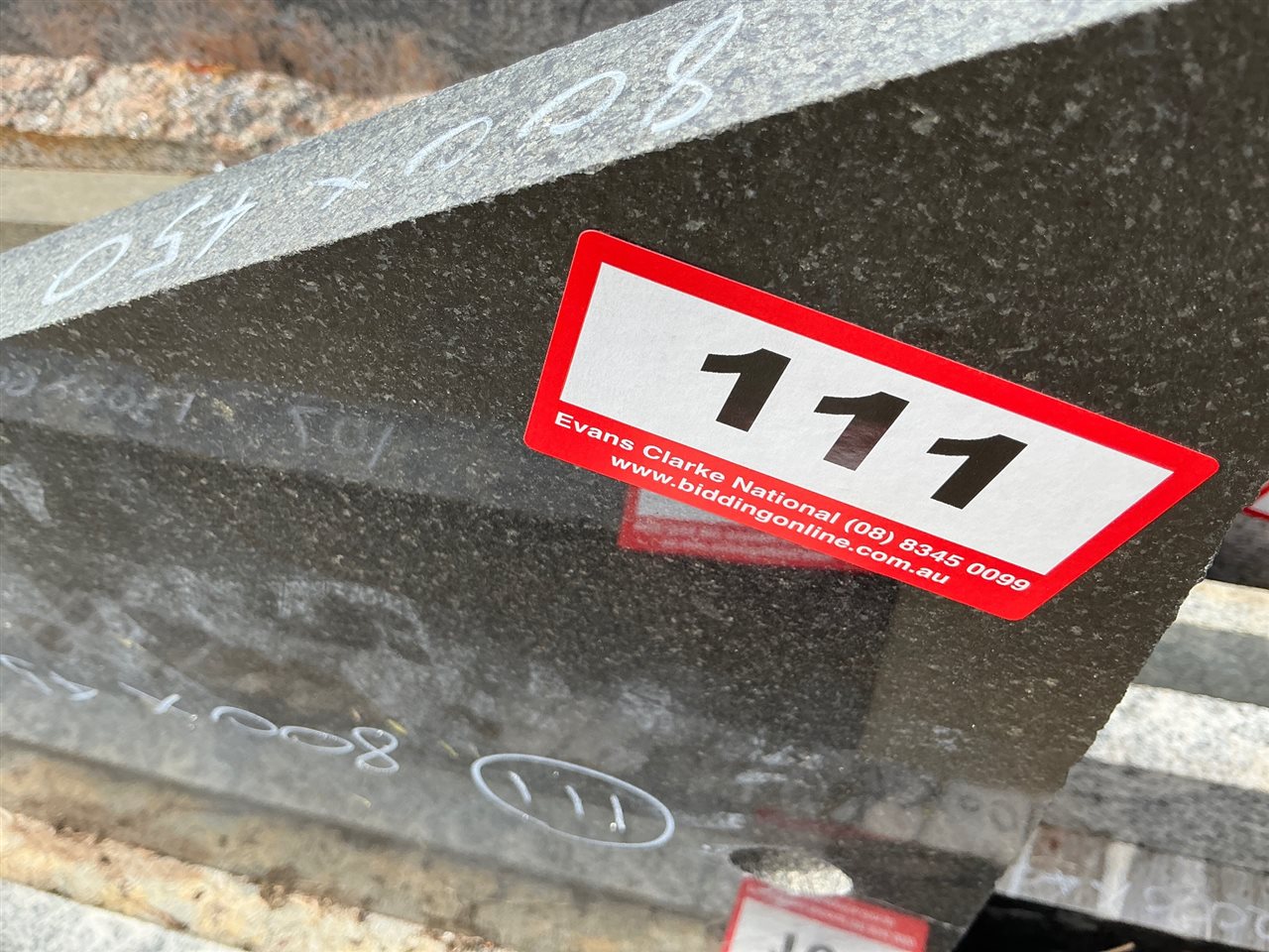 Granite Slab, Black, 800 x 450 x 30mm approx.