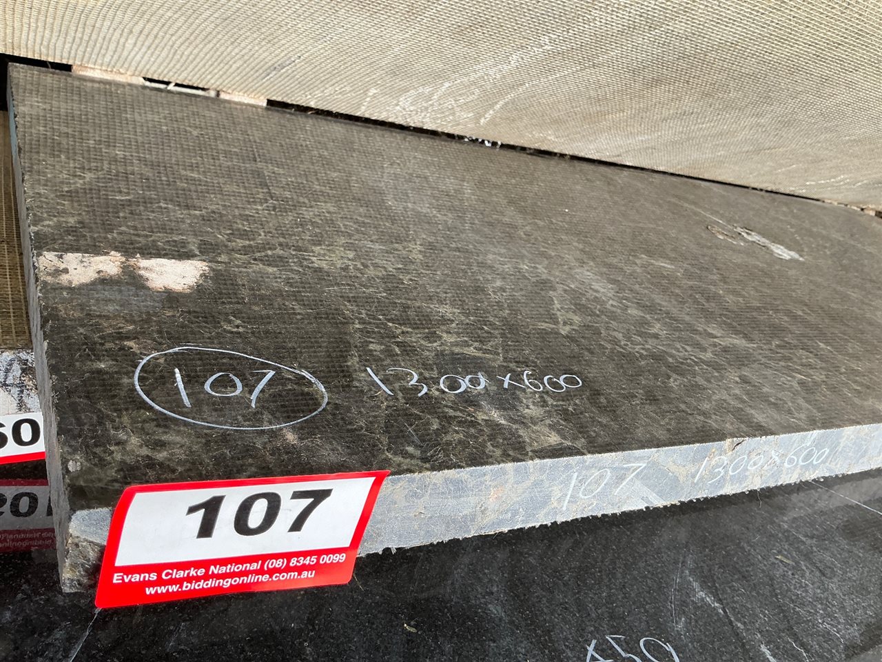 Granite Slab, Black, 1300 x 600 x 30mm Approx.
